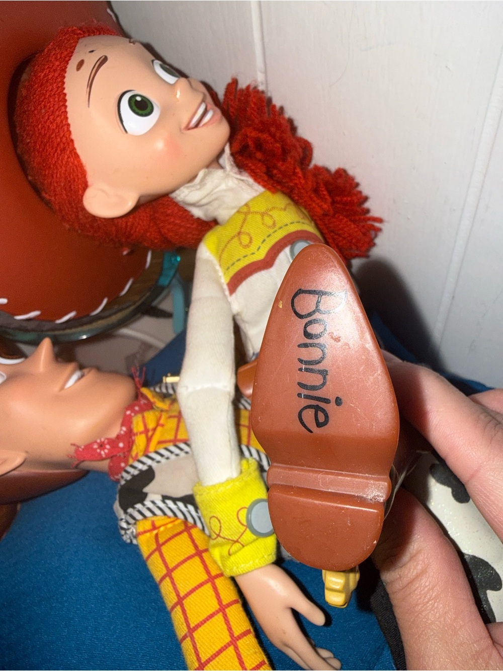 Toy Story Pull String Talking Woody & Jessie 15" Action Figure Lot Disney - Picture 11 of 11